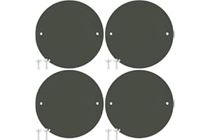 BENECREAT 30cm de Diamètre Chauves-Souris de Roue de Poterie Vert Olive, Battes de Lancer D'Argile Rondes Pré-Percées pour les Qui Tournent, Faire de la Céramique, Épaisseur de 5.5mm