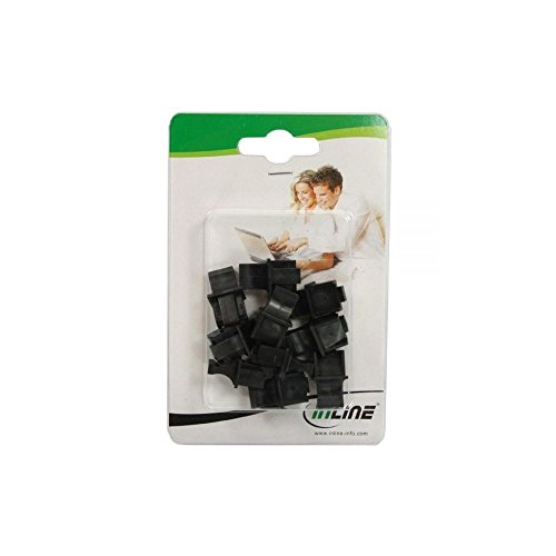 InLine 59942C Staubschutz für RJ45 Buchse (10-er Blister) schwarz - 3