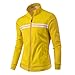 Produktbild Swallowuk Männer Strickjacke Zipper Sweatshirt Streifen Tops Outwear Sport Mantel Slim Fit Cardigan (XXL, Gelb)