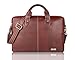 Leaderachi Brown 100 % Genuine Leather 15 inch Laptop Messenger Briefcase Bag [ SALVADOR ] RS.1999.00