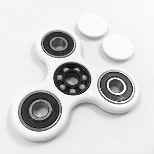 CUSTOMS EDC Tri-Spinner Fidget Toy Stress Reducer ADD, ADHD, Anxiety, Autism Adult Children Non-3D printed(White) CUSTOMS EDC Tri-Spinner Fidget Toy Stress Reducer ADD, ADHD, Anxiety, Autism Adult Children Non-3D printed(White)