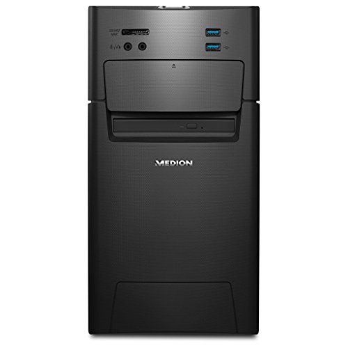 MEDION AKOYA P5331 DR PC System, Intel Core i5-6402P, 1.000 GB HDD, 128 GB SSD, 8 GB DDR4 RAM, Hot-Swap, MD Radeon RX 460 Grafik, Windows 10 Home, schwarz