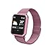 Price comparison product image Smart Bracelet Sports Waterproof Pedometer Heart Rate Blood Pressure Fitness Men and Women Color Screen Tracker Android Smart Watch Rose Gold