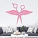Produktbild guijiumai Schere Friseursalon Aufkleber Friseur Aufkleber Friseur Poster Vinyl Wandtattoos Parede Decor Wandbild Friseursalon Aufkleber 2 86x111 cm