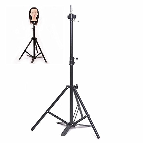 Adjustable Tripod Stand Holder Hairdressing Training Head Mold Mannequin Holder With Carrying Bag ESJJ01