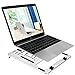Produktbild Laptop Stehen Tragbare, YOMENG Notebook Inhaber Einstellbare Faltbaren Belüfteten Schreibtisch Tablette Aluminium Kompatibel für Macbook pro, Luft - und ASUS Samsung ps DELL ACER 10 und 17 - zoll