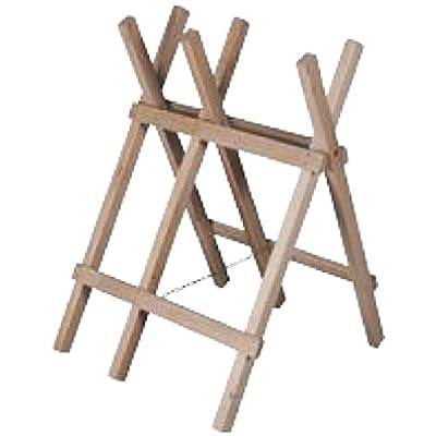 Sélection Brico-travo Chevalet de sciage bois - En hêtre - 3 branches - Hauteur 75 cm - Largeur 40 cm