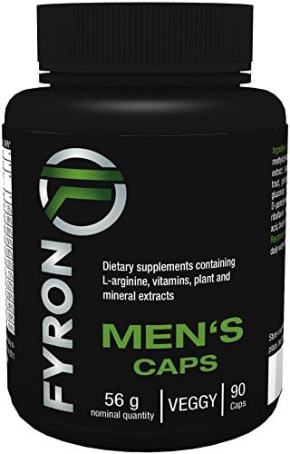 Fyron Mens + Vegan + 100 Capsules + Top Product Since 2014