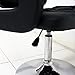 Quilted Styling Chair - Black