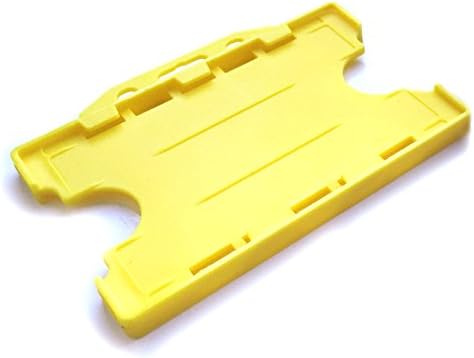 ACB Ltd: Double Sided Rigid Card Holder (Pack of 5) (Yellow)