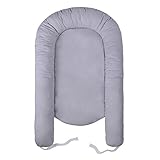 LULANDO multifunktionales Babynest Kuschelnest Babynestchen (80 x 45 cm). Weiches und sicheres Baby-Reisebett Babybett Nestchen für Neugeborene. - 3