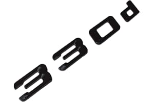 CTRONIC Logo noir brillant 330D pour coffre arrière de voiture E90 E91 E92 E93 F30 F31 F32 F33 F34 HB3R1