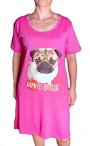 TopsandDresses - Chemise de nuit - Manches Courtes - Femme -  rose - 52