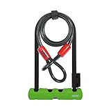 Abus Ultra 410 Bike D Lock with Cable
