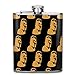 Produktbild Miedhki Easter Island Moai Statue Isolated Funny Pattern 1 Wine Flasks Hip Flask with Funnel Stainless Steel 7 OZ Multicolor