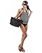 The Essential One - Black Stripe Maternity Tankini - EOM106 - 14