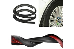 MACHSWON Protection des sourcils de passage de roue de voiture 2PCS, protecteur de fusées d'aile, tampon anti-rayures en caoutchouc