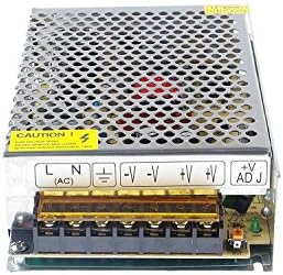 Tesfish 110V/220V AC to 5V 10A 50W DC Universal Switching Power Supply for CCTV,LED strip light