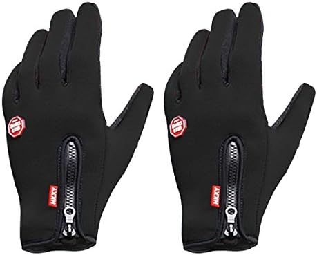 Holdlebe Touchscreen Gloves Full Finger Waterproof Windproof Warm for Winter Outdoor Sport Cycling Riding Skiing Motorcycle