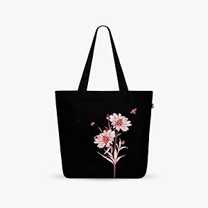 Eco Right Large Canvas Tote Bag for Women, Tote Handbags for Women with Zipper & Inner Pocket for College, Shopping, Office