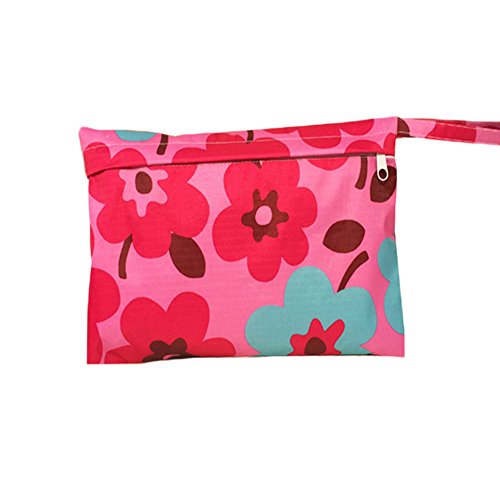 Travel Cloth Diaper Wet Bags Waterproof Diaper Bag Nappy Bag(28*18CM, A)