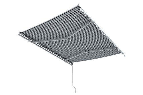 paramondo Gelenkarmmarkise Easy, 2,95 x 2 m, Stoff: Multi, grau-weiß - 4