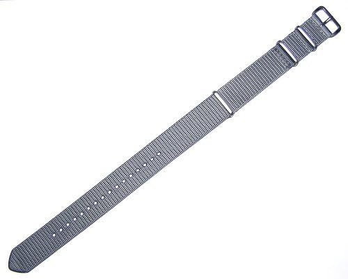 20mm NATO MOD G10 Acu Gray Nylon Military Watch Band Strap