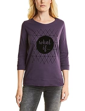 Cecil Damen Langarmshirt Flock Frontprint