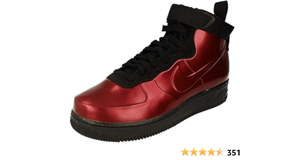 Nike Air Force 1 Foamposite Cup Hommes Hi Top Trainers AH6771 Sneakers  Chaussures (UK 7 US 8 EU 41, Team Red Black 600) : Amazon.fr: Chaussures et  Sacs