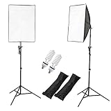 Tiempo de vida >10000 horas PMS Softbox 2 x 50x70cm - Ventana de Luz para fotografía: iluminación continua