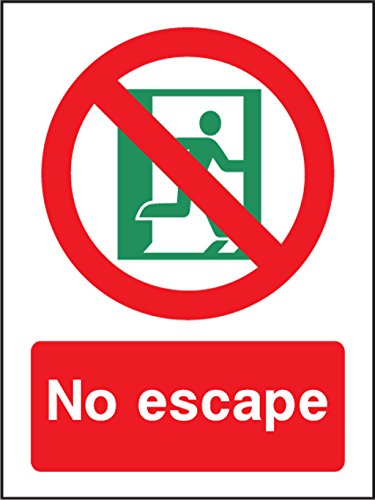 Preisvergleich Produktbild Notausstieg Aufkleber No Escape