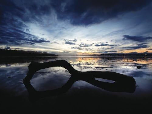 Cano Marina "Beach Reflection Canvas Print, Multi-Colour, 60 x 80 cm