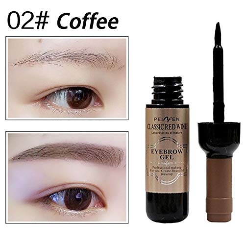 Preisvergleich Produktbild Korean Semi-Permanent Tearing Eyebrow Gel Augenbrauenstift Wasserdichte, lang anhaltende Augenbrauencreme