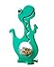 Produktbild Big Belly Bank Dino Spardose in Grün Einfarbig, 50cm Gross mit Kugelbahn-Effekt