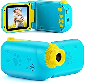 Boys Digital 8M 1080P Game Camera Rechargeable IPS 2.4 Inch Mini Cute Cam Video Camera for Birthday Children Toys 3 4 5 6 7 8 9 Years Old Toddler
