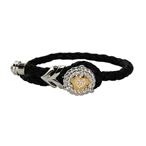 Argentvm Avrvm – Mon Coeur – Armband Sterling Silber 925, Gelbgold 18 Karat (750)