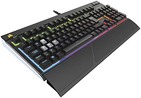 Corsair Gaming STRAFE RGB Mechanical Gaming Keyboard, Backlit Multicolor LED, Cherry MX Brown (German)