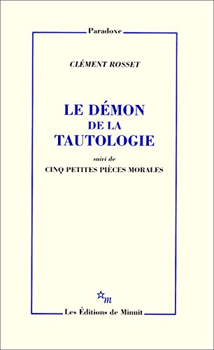 Download Le Démon de la tautologie, suivi de cinq petites pièces morales Download Le Démon de la tautologie, suivi de cinq petites pièces morales