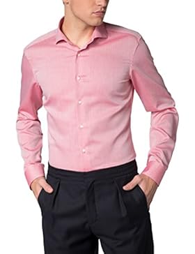 ETERNA Langarm Hemd SLIM FIT Fantasiebindung strukturiert
