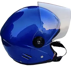 RACING Track ISI Half Face Helmet (Blue)