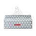 La Fraise Rouge 4251005600542 Alain Tissue Holder, Grey with White Stars and Velcro Closure, Suitable for All Common Tissue Boxes