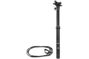 DONGKER Tija de sillín hidráulica de 27,2 x 440 mm, con gotero remoto para bicicleta, altura ajustable, tubo hidráulico para bicicleta de montaña