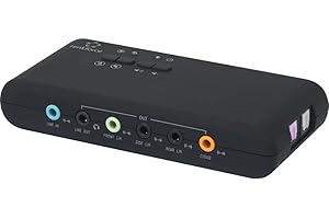 ‎RENKFORCE Renkforce RF-4355800 7.1 Soundkarte, Extern Digitalausgang, Externe Lautstärkenregelung Schwarz