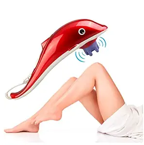 You GodDolphin Vibration Full Body Massager Pain Relief Muscle Relax (Red) - (Color May Vary)