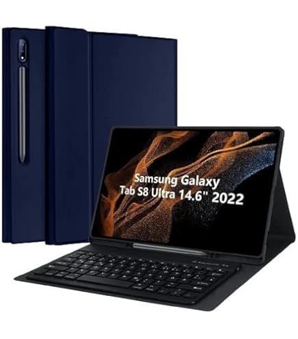 SENGBIRCH Keyboard Case for Samsung Galaxy Tab S8 Ultra (14.6 inch