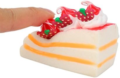 Decompression toys, Dorame Squeeze Elasticity Squishy Slow Rising Cream Scented Stress Reliever (6.5*3*5cm, Multicolore)