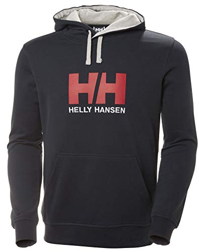 Helly Hansen HH LOGO HOODIE - Sweat à capuche pour homme - - Bleu - Navy - FR : M (Taille Fabricant : M)