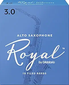 Royal by D'Addario Alto Sax Reeds, RJB1030 Strength 3.0, 10-pack