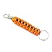Produktbild Sungpunet Paracord Keychain Keychain handgemachte Nylon Geflochtene Schlüsselanhänger Parachute Rope-Berg Keychain Männer und Frauen Mädchen Teen (Orange, Schwarz)