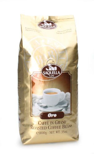 Saquella Espresso Selezione Oro Exclusiv Bar Rainforest 1 Kg ganze Bohne